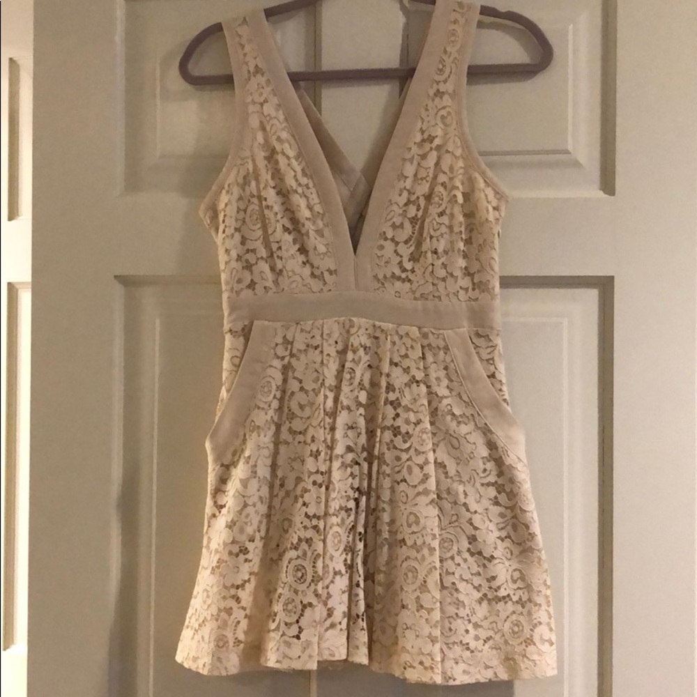 Free People Lace overlay dress